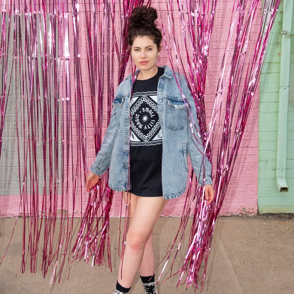 Small Titty Magic Tee in Black